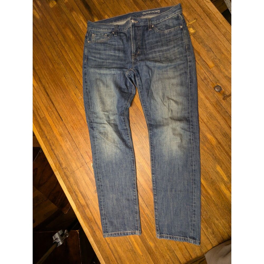 Outerknown SEA Selvedge Denim Slim Fit Jeans Size 33x32 VINTAGE INDIGO SELVEDGE